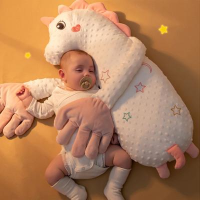 Baby Patter for Sleep Startle Prevention Stuffed Doll Pillow with Soothing Patting Palm Pad Soothing Patter Sleep Companion with Music for Comforting