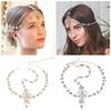 Unique Forehead Chain with Rhinestones Butterfly Designs Prom Hair Accessories Festival Hairpiece Hair Decoration