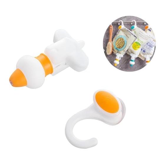 Hanging Shampoo Holder - Use until the end - Comes with a refill clip - Standard Pump - Floating storage makes cleaning easy - Easy to install -