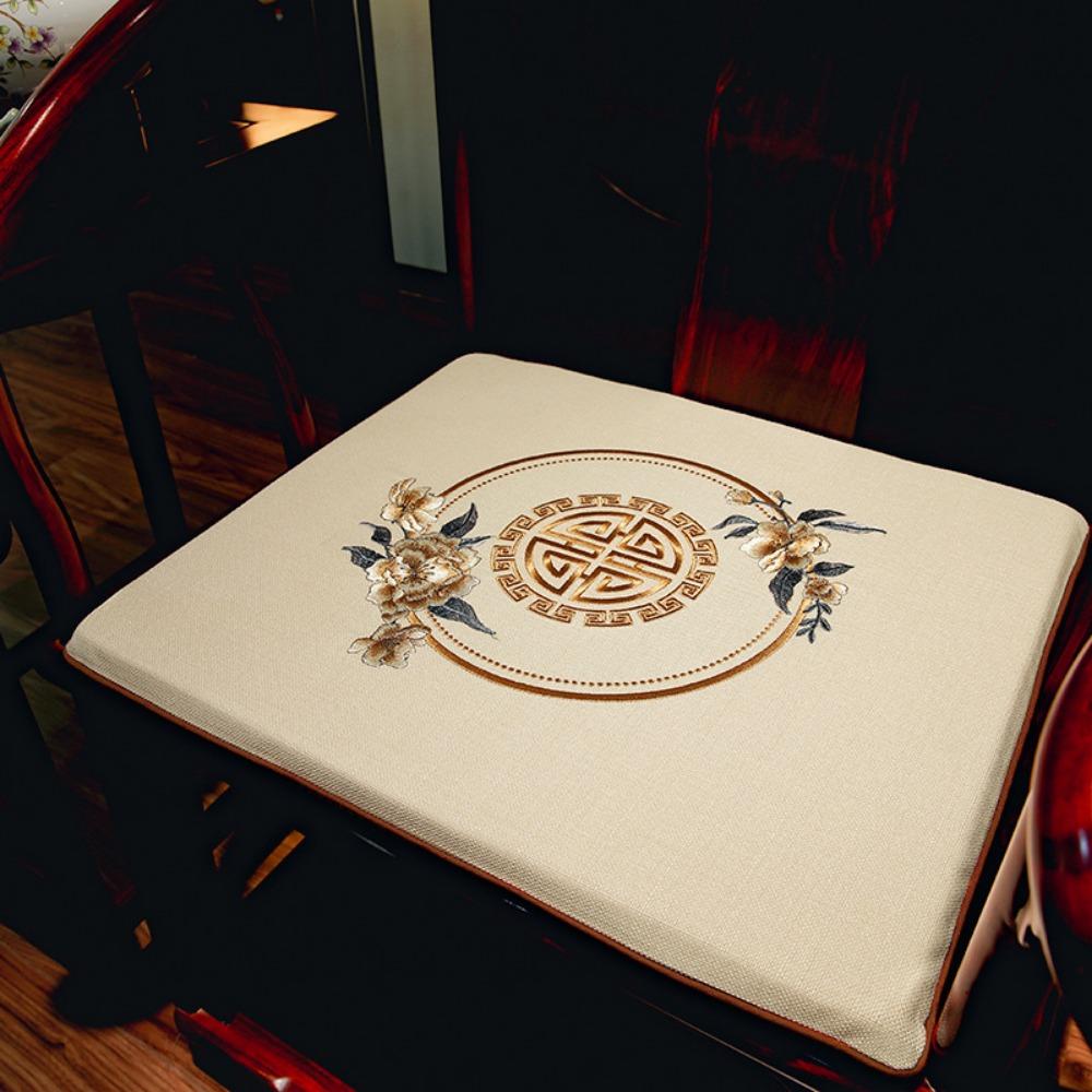 

Redwood Sofa Cushion Thickened Seat Pad for Chinese Dining Chair Solid Wood Furniture Armchair 40*40cm thickness 3cm