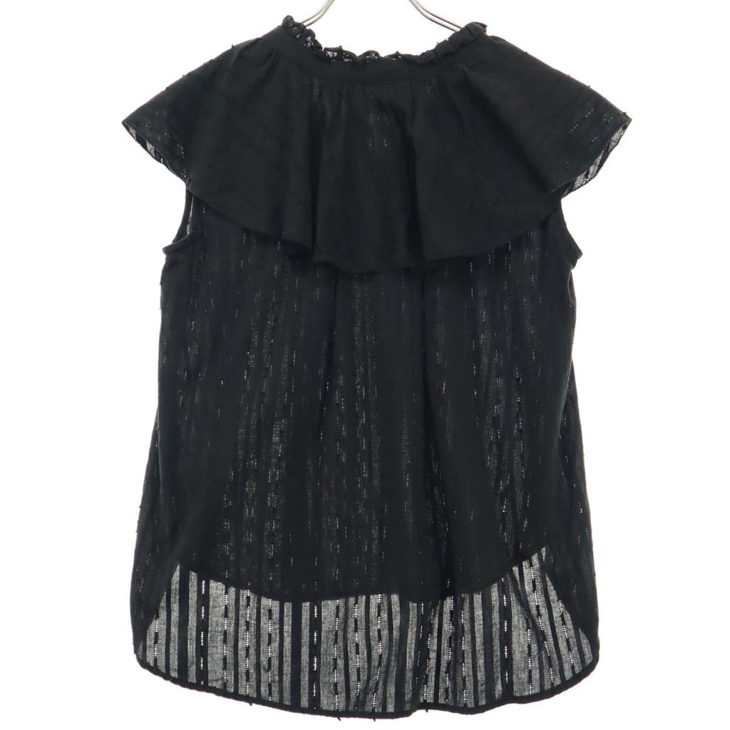 Beauty Products Nano Universe French Sleeve V Neck Blouse 36 Black Women Used