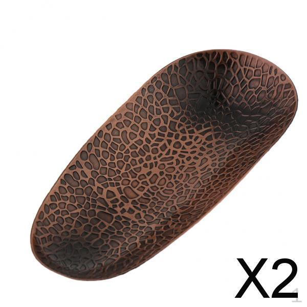 

2xVintage Alloy Tea Spoon Coffee Chinese Shovel Retro Red