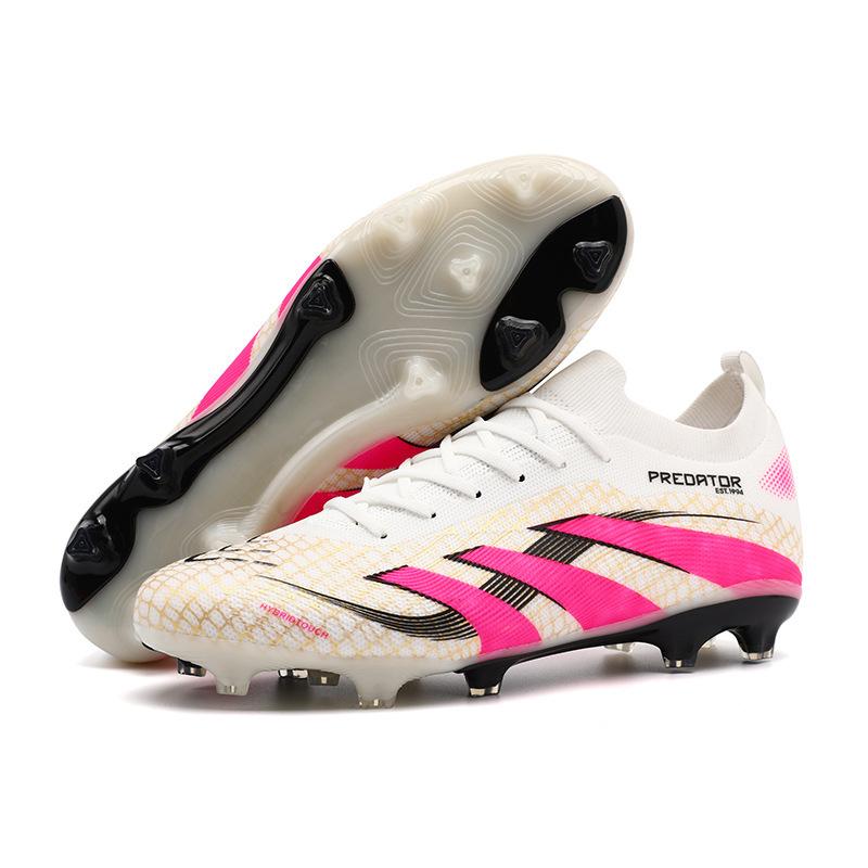 2025 new low-top football shoes long nails broken nails Amazon men's and women's football shoes grass student training shoes