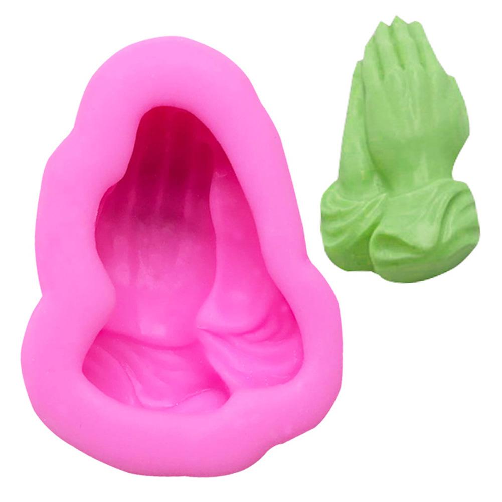 Prayer Hand Finger Shape Silicone Molds for Candle Making Resin Clay Crafts Molds