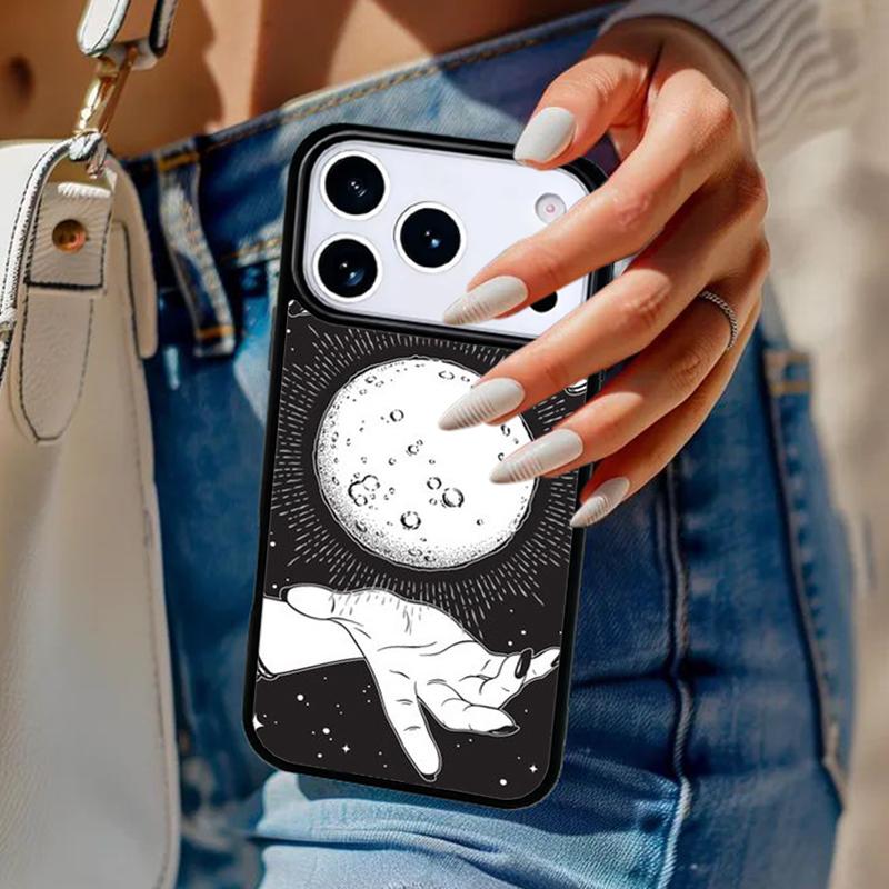Occult Witchcraft Moon Gothic Witch Phone Case For iPhone 17 Air 14 15 13 12 Max Cover For Apple 16e 11 Pro Max Plus Coque