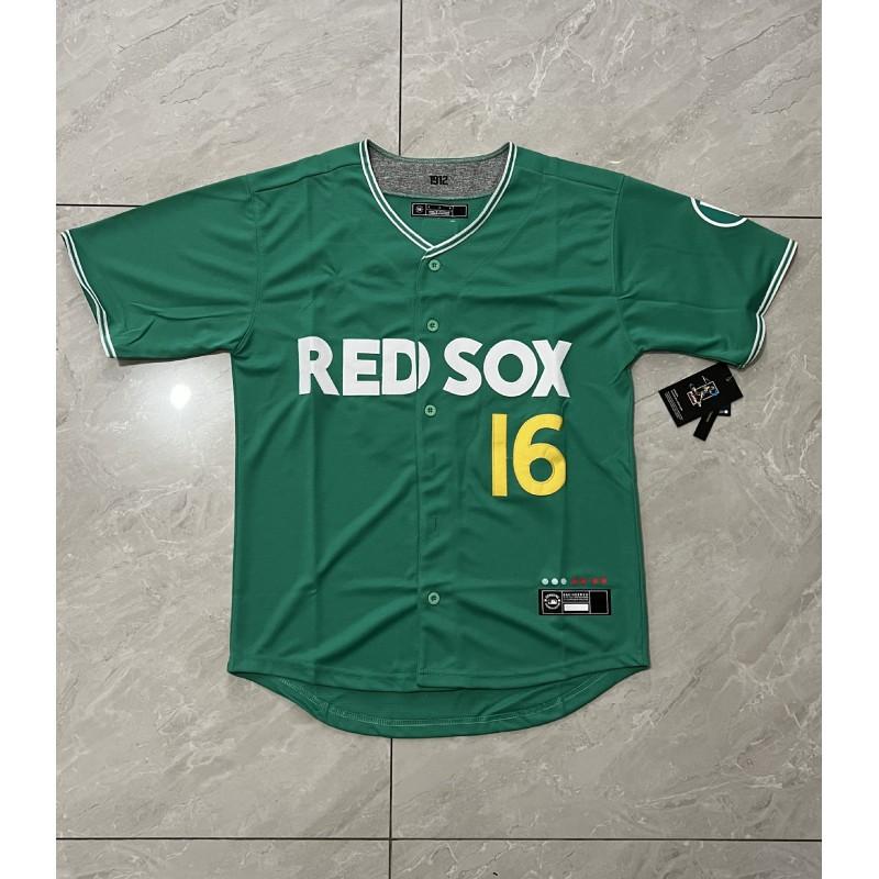 Boston Red Sox Green City Connection Limited Edition Baseball Jersey11 16 34 2 Custom Number Fan Tee