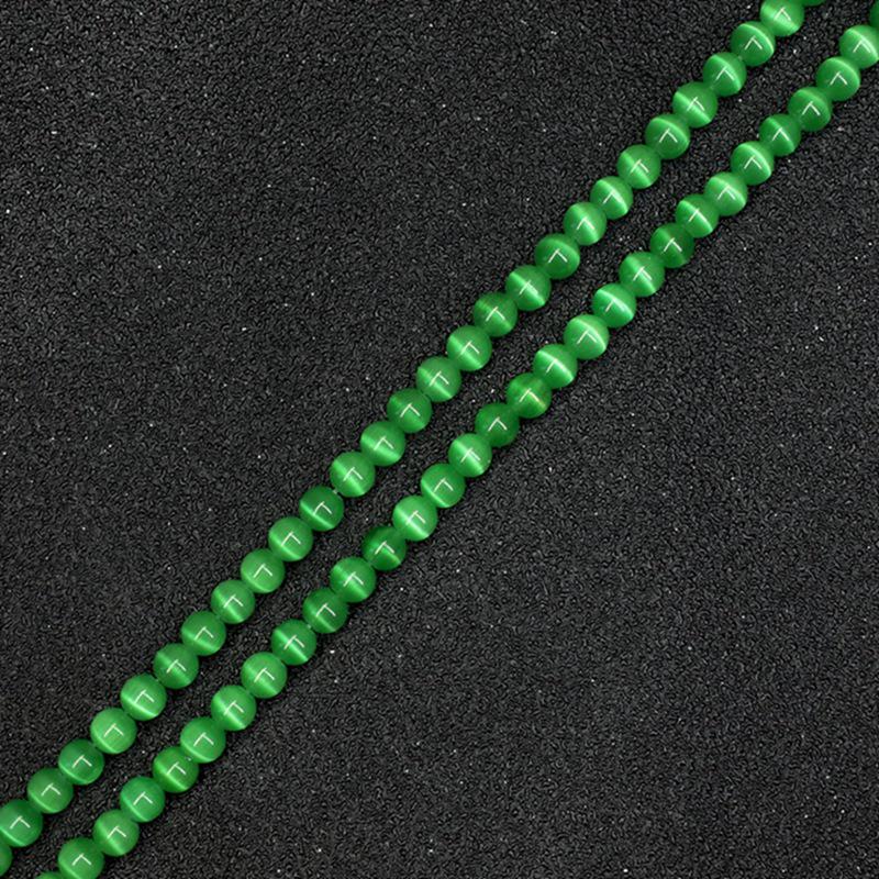 

Круглые бусины «Кошачий глаз» для DIY ювелирных аксессуаров 4mm, 10 pieces/pack