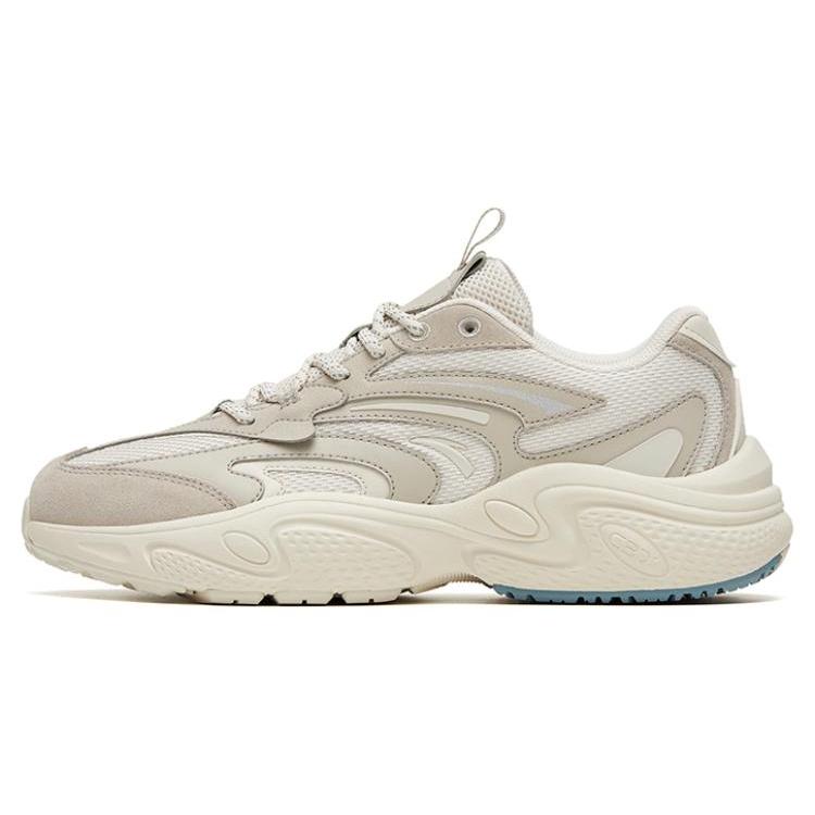 New Anta Life Collection Cushioning Anti Slip And Wear Resistant Low Top Sports Casual Shoes White 912318890-1