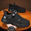 Men's 2025 Spring Slip-On Low-Top Waterproof Casual Sports Shoes with Rotating Button