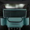 Suede Leather Dog Fences Organizers Bag Between Front Seats Auto Consoles Tissue Cup Storage Mesh Barrier Travel Accessories