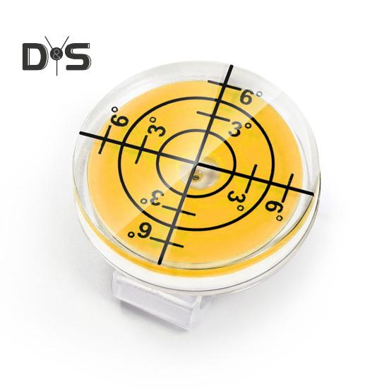 1/4-teiliger Golf-Level-Hut-Clip-Marker, leichter Golfball-Marker-Cap-Clip mit farbenfrohem Design, leicht zu tragendes Golf-Hut-Zubehör