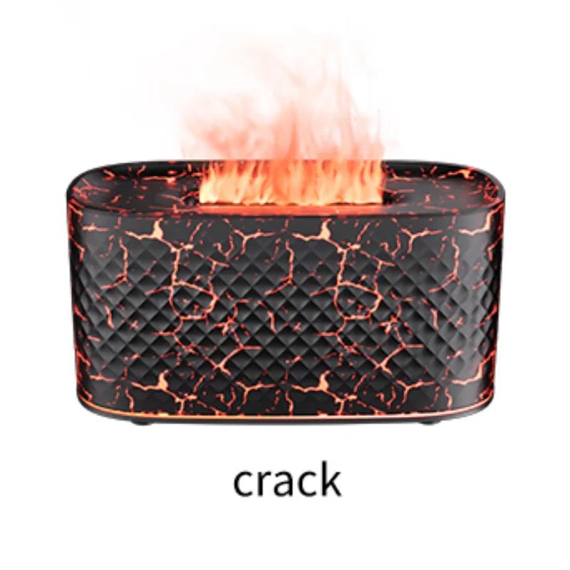 Aromatherapy Machine Automatic Spray Flame Humidifier Slient Ultrasonic Cool Mist Maker Fogger Aroma Diffuser For Car Home Smell