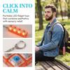 Luminous Crystal Keycap Pendant Funny Mechanical Keyboard Keychain  Pass Time