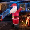 New Outdoor Christmas Inflatable Waving Santa Claus Decoration