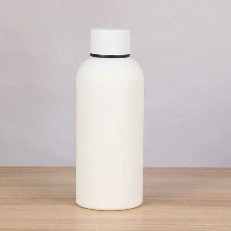 750/500/350ML Small Mouth Thermos Cup Outdoor Car Stainless Steel Coke Bottle Double Layer Vacuum Cup Sports Kettle Gym