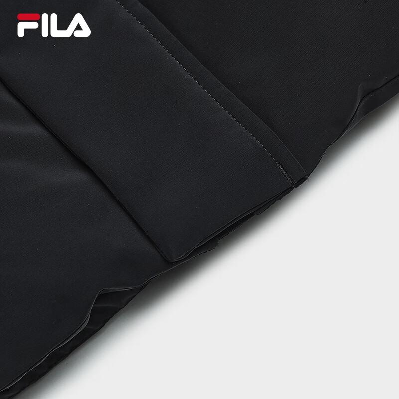 FILA Men's 2024 Winter Hooded Mid-Length Down Jacket