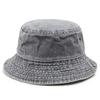 Chapéu balde cor sólida lavado vintage anti-uv protetor solar decorativo denim unissex feminino masculino boné headwear