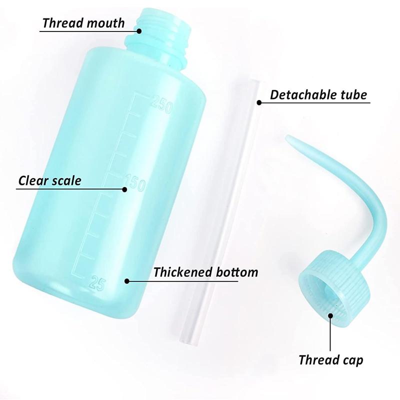 250/500/1000 ml ždímací láhev Sukulentní nádoba na zalévání Přenosný plastový dávkovač kapaliny na zalévání bez rozprašování
