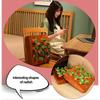 Interactive Dog Toys,Carrot Snuffle Mat for Dogs Plush Puzzle Toys 2 in 1 Nosework Feed Games for Pet Stress Relief