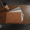 Leder-Platzset Western-Essplatzset Doppelseitig integriertes Rindsleder-Muster wärmeisolierende Esstisch-Matte Hotel Haushalt wärmeisolierende Matte