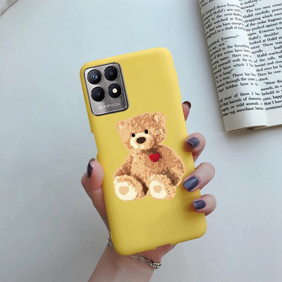 For Realme Narzo 50 Case RMX3286 Cute Painted Soft Silicone Back Cover for OPPO Realme Narzo 50 Phone Case Bumper Narzo50 Coque