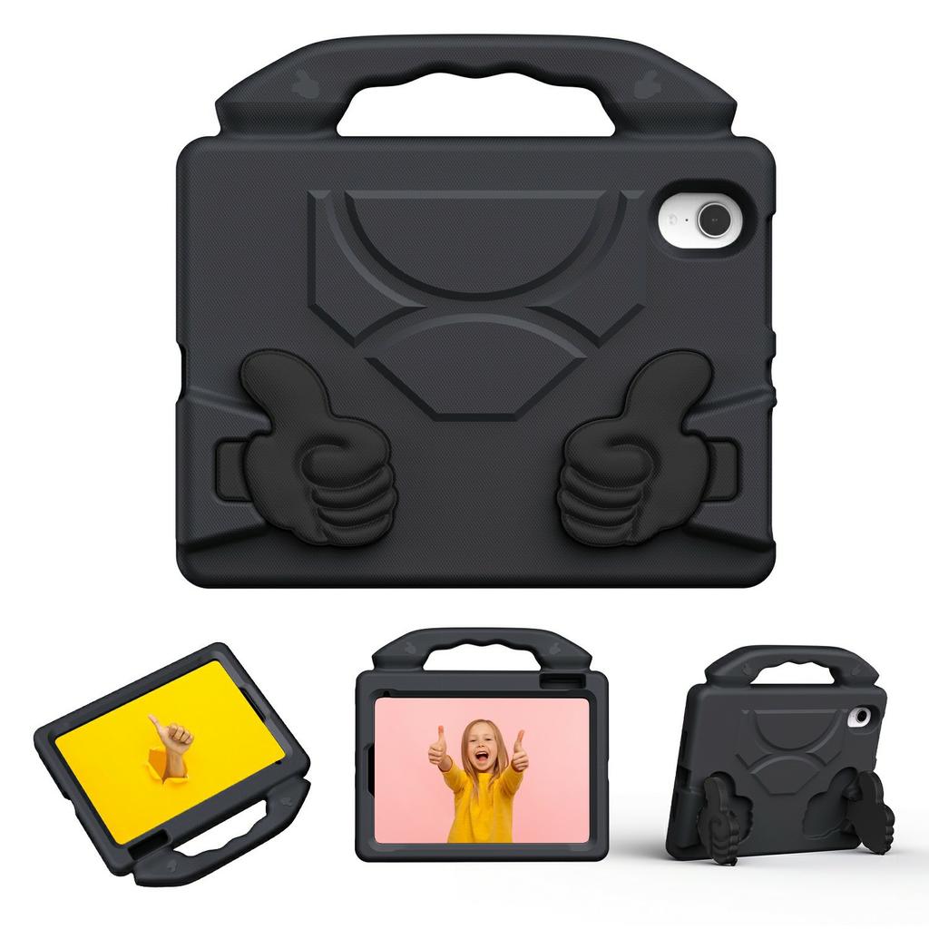 For iPad Mini (2024)/(2021) Case Ultra-Soft EVA Thumb Kickstand Tablet Cover