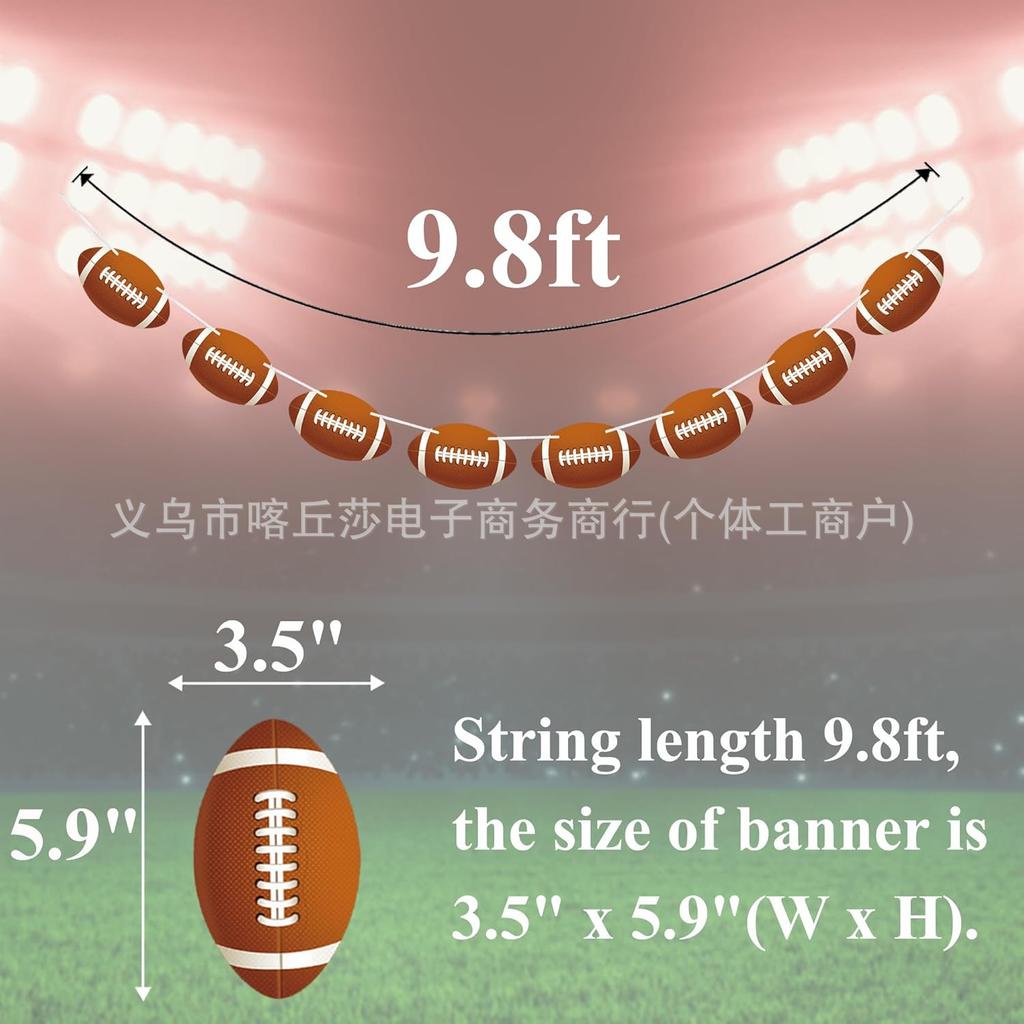 Super Bowl Football Party Supplies American Football Children'S Birthday Party Tableware Tablecloth Paper Plates Tissue Decoration