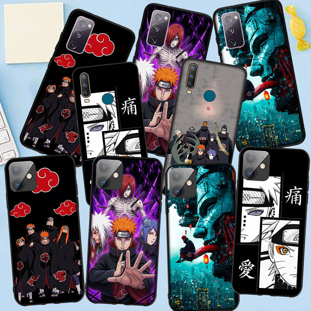 Case for iPhone 17 15 16 Plus Xiaomi Poco X7 X6 F8 F7 M8 C85 C75 C71 Redmi Note 14 12 11 13 Pro Max A4 14C 13C 15C Pain Poster Anime Akatsuki Narutos