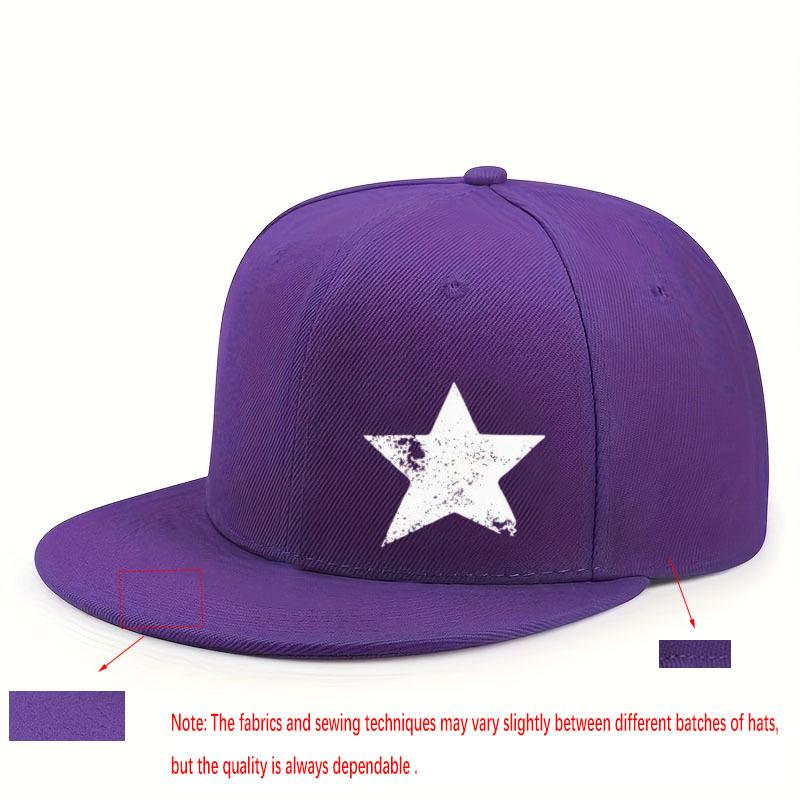 Unisex Light Panel Adjustable Peaked Cap Versatile Casual Flat Brim Hat