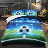 Sports Bedding Set Soccer Duvet Cover Set Arena Comforter Cover Bedroom Decor Guest Room 2/3pcs 2D Modern Competition Printing