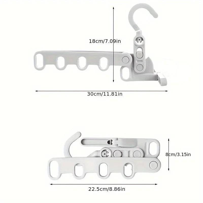 1pc Multifunctional Folding Hanger - Indoor Pant Clip - Business Travel Portable Hanger