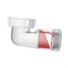 Visible Sink Drain Backflow Preventer Drainage Connector Easy Installation Drains Tube