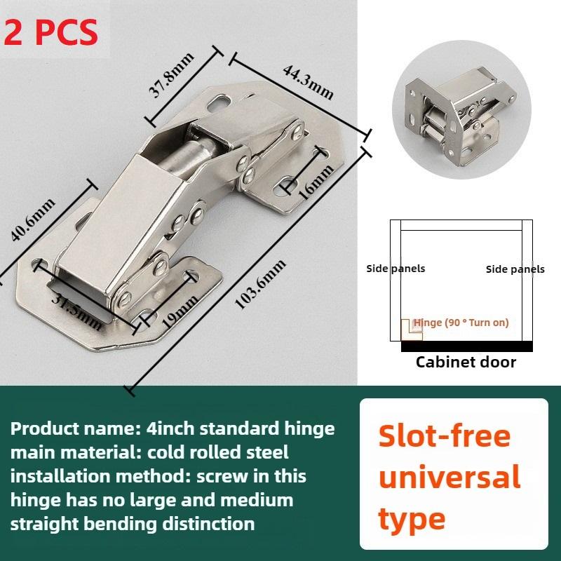 NORMAL Cabinet Hinge 90/150/170 Degree No-Drilling Hole Cupboard Door Hydraulic Hinges Soft Close With Screws Furniture Hardware