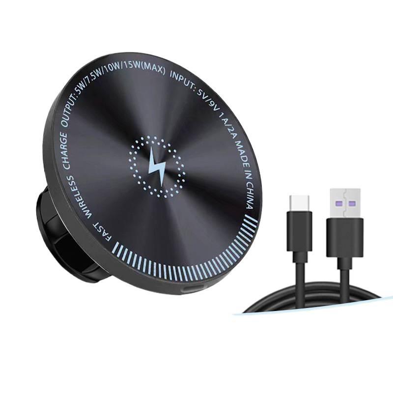 Dual-Machine Magnetic Phone Holder for Magsafe: 15W Wireless Fast Charging, Foldable Desktop Stand