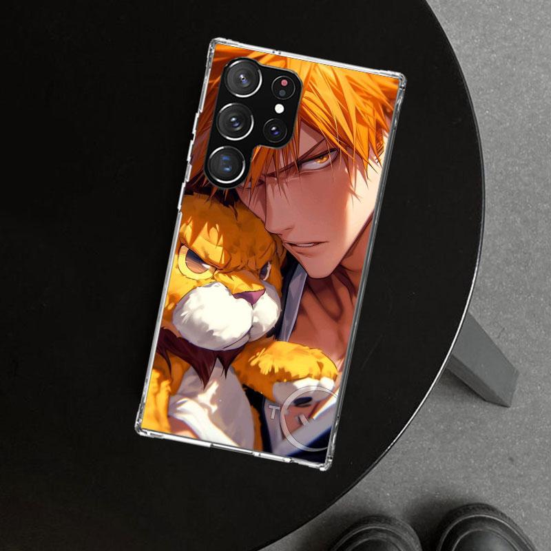 Kurosaki Ichigo Bleach Phone Case Cover for Samsung Galaxy S26 S25 Edge S24 S23 Ultra S22 Plus S21 FE S20 + Art Customized Funda
