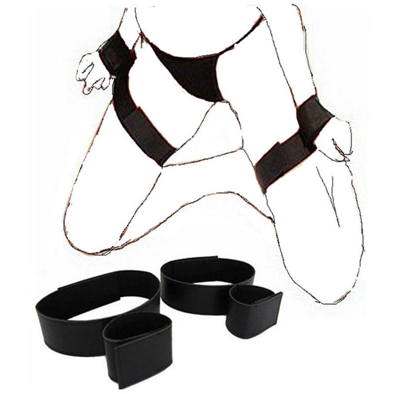 Erotic Bondage Bed Games Adult Sex Products BDSM Sex Bondage Set Women Handcuffs Ankle Cuff Restraints Sex Toys for Couples Anal