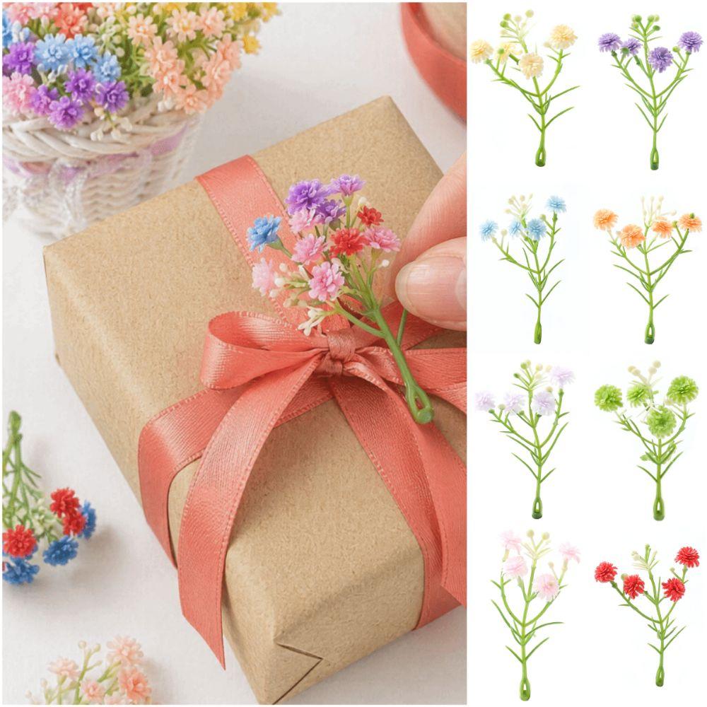 50PCS Multicolor Artificial Gypsophila Flowers Flower Heads Fake Flower Heads Party Supplies