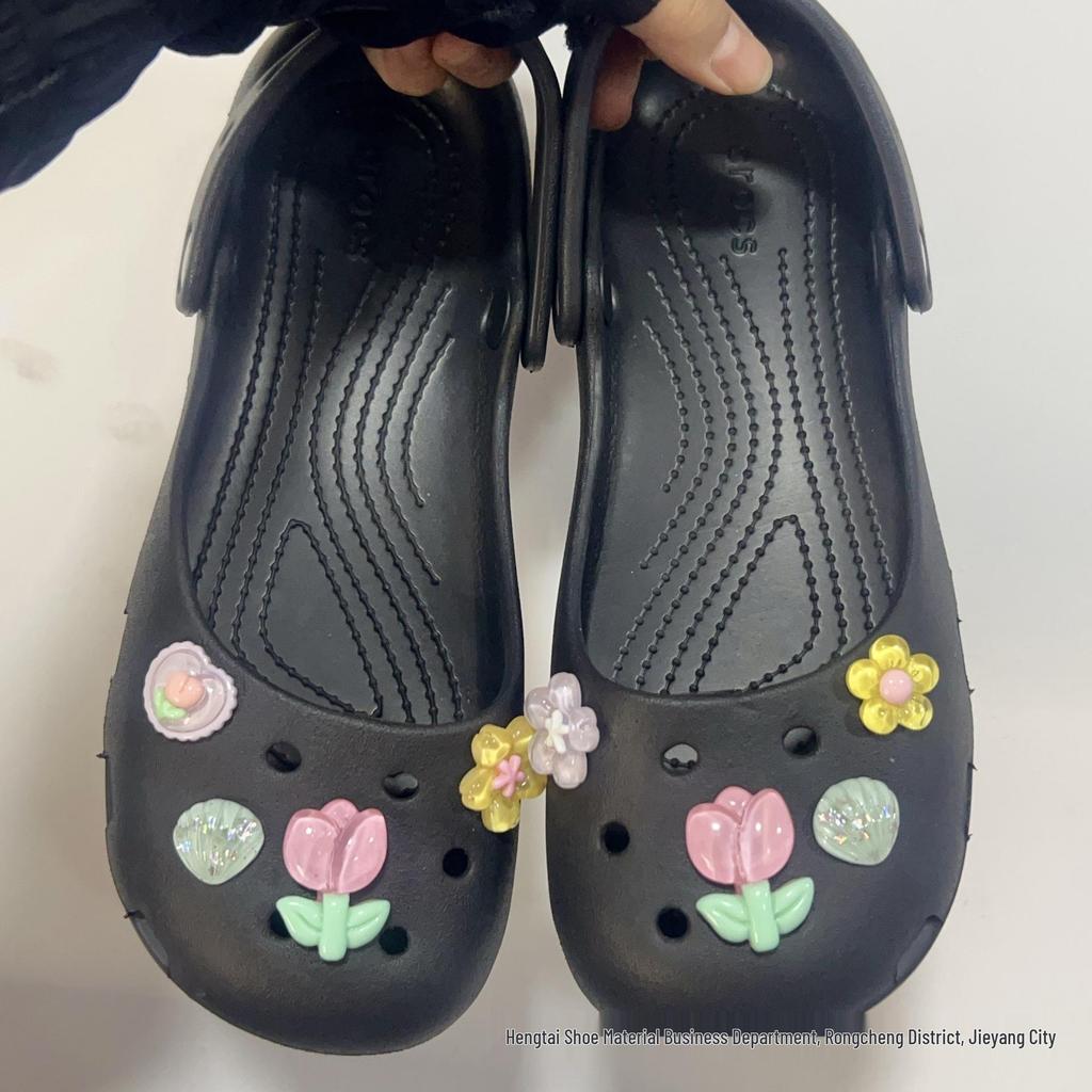 Trendy Ballet Flats Crocs Clogs Accessories - DIY Floral Add-ons