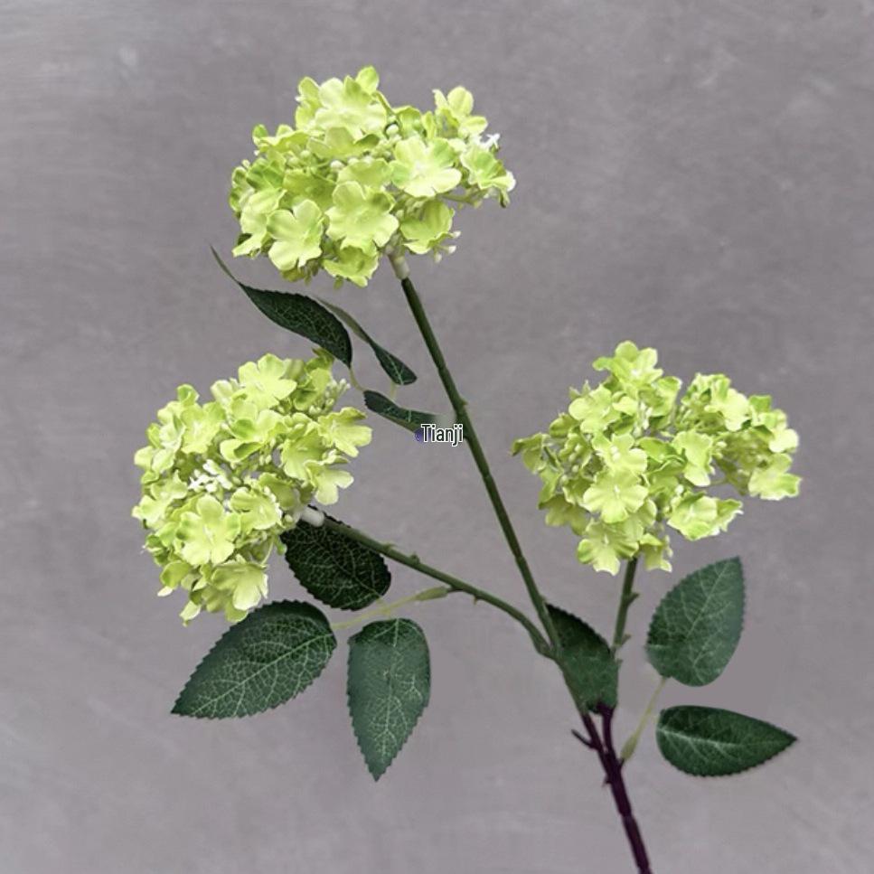 Hydrangea Silk Flower Arrangement for Dining Table and Living Room Decor