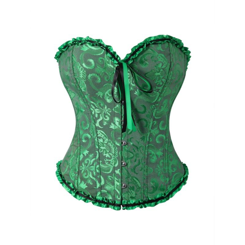 Vintage Retro Soudní Styl Šněrovací Stahovací Přiléhavý Korzet Bustier Tvarující Top Pro Ženy