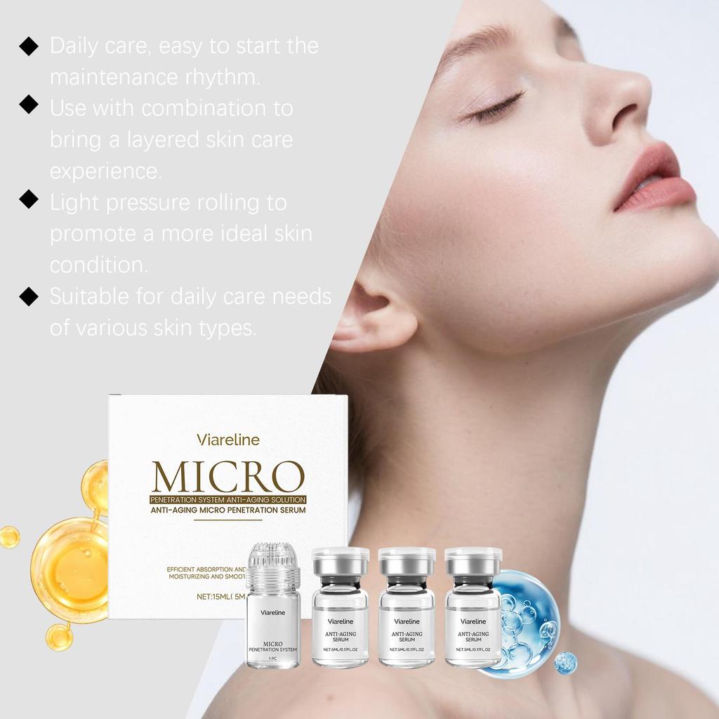 Collagen Anti-Wrinkle Essence Hydrating Firming Pore-cleaning Anti-aging Essence Set