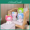 Adorable Cat Plush Toy Sitting Position Soft Stuffed Animal For Kids Gifts