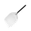 Perforated Long-Handle Pizza Peel and Cake Transfer Shovel