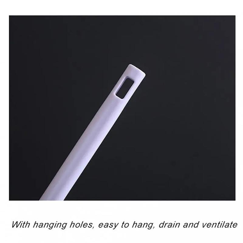 Japanese Wall-Mounted S-Shaped Toilet Brush No Dead Corner Cleaning Brush Toilet Cleaning Brush Bathroom Accessories