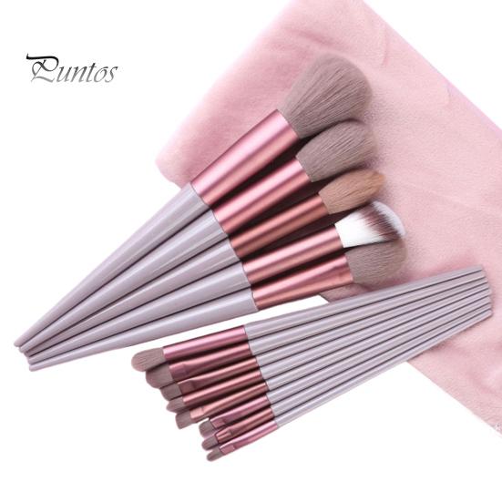 

Набір кистей для макіяжу, 13 шт./комплект. Портативна професійна основа. Розсипчаста пудра. Рум’яна. Тіні для повік. Коректор. Губи. Інструменти для змішування брів. кавовий