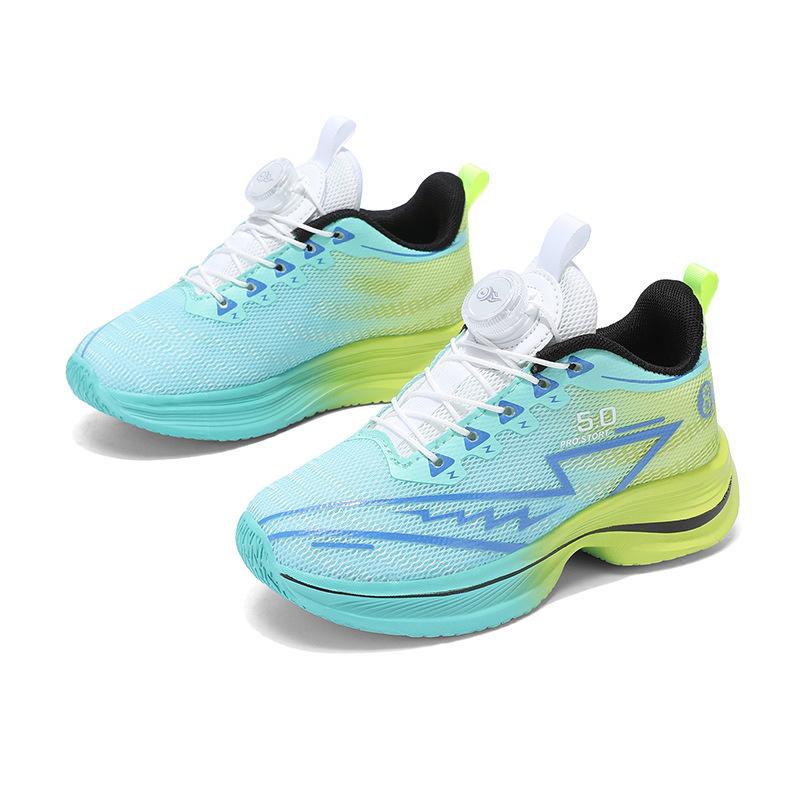 Boys basketball shoes 2025 summer new children's sports shoes medium and older children's running shoes students outdoor running shoes