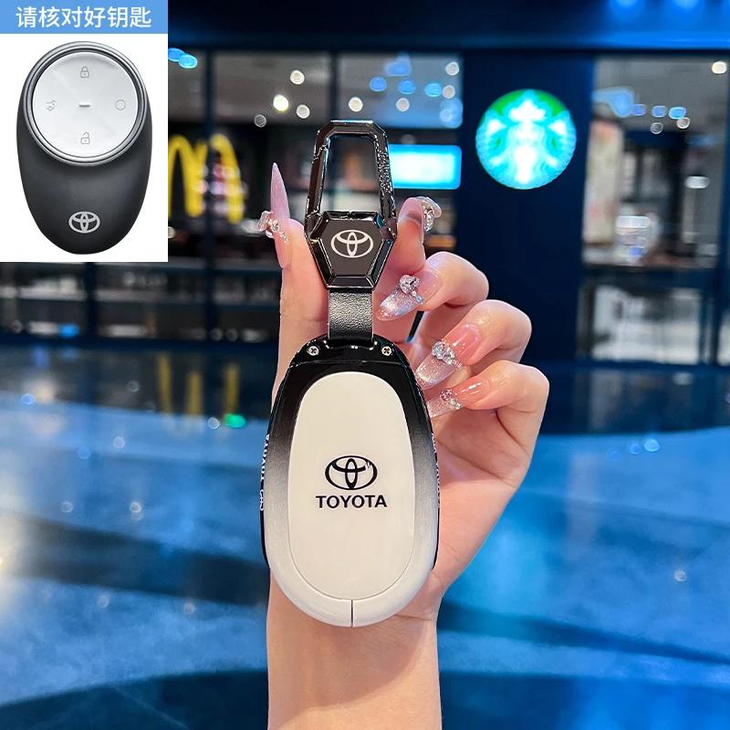 4 Buttons Car Key Case Cover Shell Fob for Toyota bZ3X Bózhì 3X Platinum 3X 2025 Air_Pro_max Car Interior Keychain Accessories