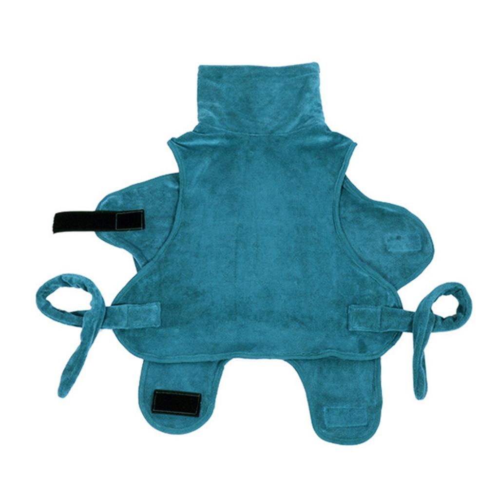 Mikrofaser Hunde-Trockenmantel Weicher Bademantel für Haustiere Schnell Saugfähiger Handtuch-Bademantel für Hunde und Katzen Haustierpflege-Zubehör
