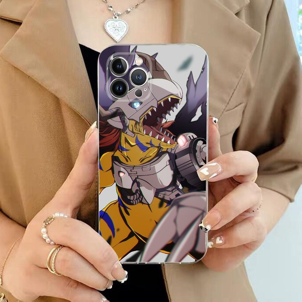 Digital Monster Digimon Phone Case For IPhone XR X XS Max 14 13 Pro Max 11 12 Mini 6 7 8 Plus SE 2020 Printing Cover