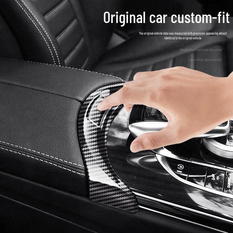 Mercedes-Benz W205 Klasa C/GLC260 Pudełko na podłokietnik Ramka przycisku Dekoracyjna naklejka X253